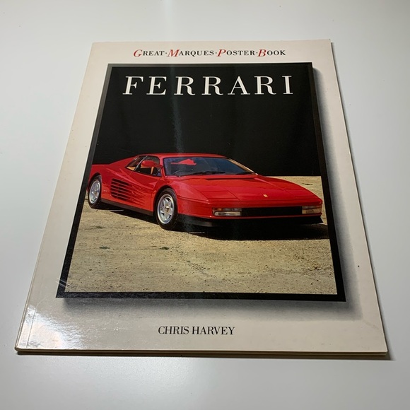 VINTAGE FERRARI MARQUES  POSTER BOOK - Picture 1 of 6